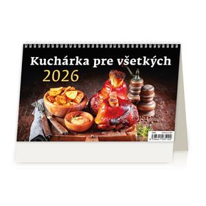 Stolový kalendár 2026 - Kuchárka pre všetkých