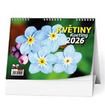 Stolový kalendár 2026 Kvety