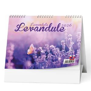 Stolový kalendár 2026 Levanduľa