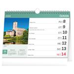 Stolový kalendár 2026 Malebné zákutia Česka s extra veľkým kalendáriom