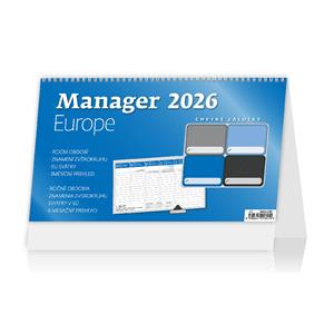 Stolový kalendár 2026 - Manager Europe