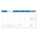 Stolový kalendár 2026 - Maximanager modrý slovenský