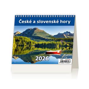 Stolový kalendár 2026 - MiniMax České a slovenské hory