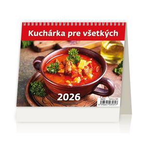 Stolový kalendár 2026 MiniMax - Kuchařka pre všetkých