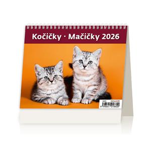 Stolový kalendár 2026 - MiniMax Mačičky