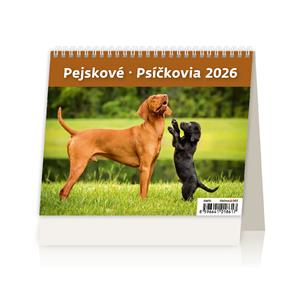 Stolový kalendár 2026 - MiniMax Psíčkovia