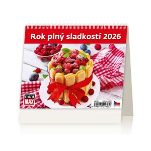 Stolový kalendár 2026 - MiniMax Rok plný sladkostí