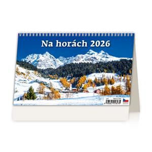 Stolový kalendár 2026 - Na horách - 14-dňový