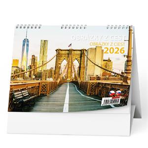 Stolový kalendár 2026 Obrázky z ciest