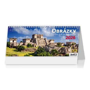Stolový kalendár 2026 - Obrázky zo sveta/Obrázky zo sveta