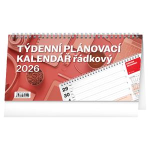 Stolový kalendár 2026 Plánovací riadkový