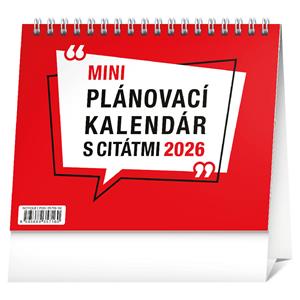 Stolový kalendár 2026 Plánovací s citátmi