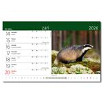Stolový kalendár 2026 - Poľovnícky kalendár