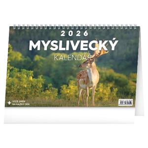 Stolový kalendár 2026 Poľovnícky