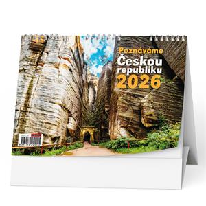 Stolový kalendár 2026 Poznávame Českú republiku