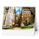 Stolový kalendár 2026 Poznávame Českú republiku