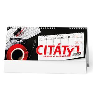 Stolový kalendár 2026 Pracovný kalendár CITÁTY I