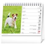 Stolový kalendár 2026 Psy - s menami psov