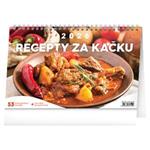 Stolový kalendár 2026 Recepty za kačku