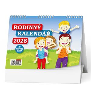 Stolový kalendár 2026 Rodinný kalendár