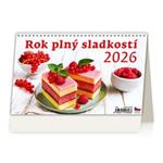 Stolový kalendár 2026 - Rok plný sladkostí