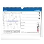 Stolový kalendár 2026 S krížovkami a háčikom