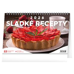 Stolový kalendár 2026 Sladké recepty