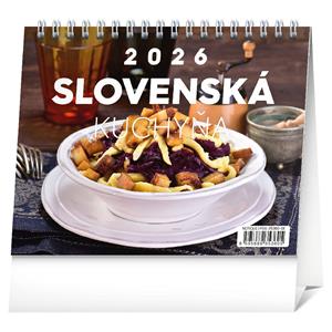 Stolový kalendár 2026 Slovenská kuchyňa