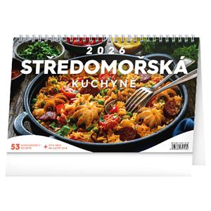 Stolový kalendár 2026 Stredomorská kuchyňa