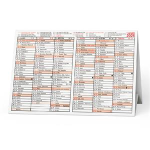 Stolový kalendár 2026 Strieškový kalendár