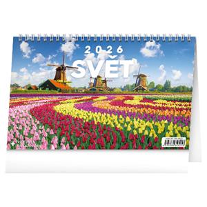 Stolový kalendár 2026 Svet