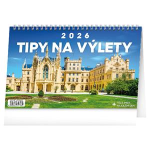 Stolový kalendár 2026 Tipy na výlety