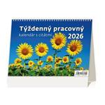 Stolový kalendár 2026 - Týždenný kalendár s citátmi