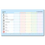 Stolový kalendár 2026 - Týždenný rodinný plánovací kalendár s háčikom