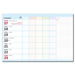 Stolový kalendár 2026 - Týždenný ŠKOLSKÝ plánovací kalendár s háčikom