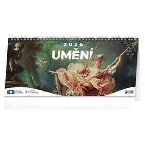 Stolový kalendár 2026 Umenie – 14-dňový