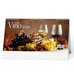 Stolový kalendár 2026 Víno