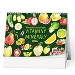 Stolový kalendár 2026 Vitamíny a minerály Renaty Raduše Herber