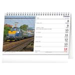 Stolový kalendár 2026 Vlaky