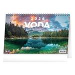 Stolový kalendár 2026 Voda CZ/SK