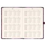 Štrnásťdňový diár/notes 2026 A5 Fialová kvety