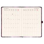 Štrnásťdňový diár/notes 2026 A5 Fialová kvety