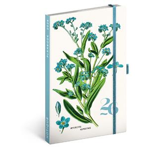 Štrnásťdňový diár/notes 2026 A5 Herbár