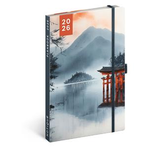 Štrnásťdňový diár/notes 2026 A5 Japonsko