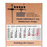 Štvormesačný kalendár Kvatro Kraft skládaný český 2027 - sivý