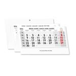 Štvormesačný kalendár Kvatro skládaný český 2026 - sivý