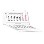 Trojmesačný kalendár Trio skládaný český so špirálou 2027 - sivý