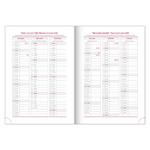 Týždenný diár 2026 A5 Aprint - červená