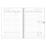 Týždenný diár 2026 A5 Aprint - čierna