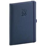 Týždenný diár 2026 A5 Diamante - modrá